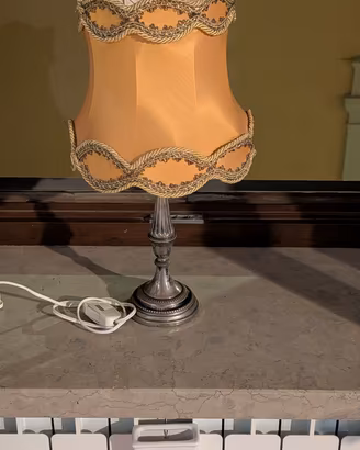 Lampada anni 50 in argento 800