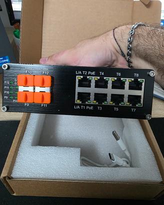 Switch Industrial Managed PoE Ethernet SFP
