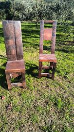 sedie,poltrona e tavolino 