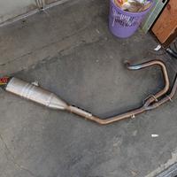 Scarico completo Africa Twin 750 titanio