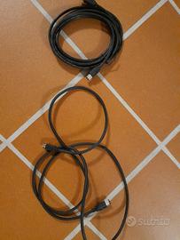 2 cavi firewire (spina grande e piccola)