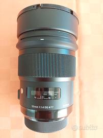 Sigma 50mm F1.4 ART DG HSM A mount