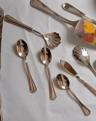 Servizio 13 pezzi misto Vintage Silver plate