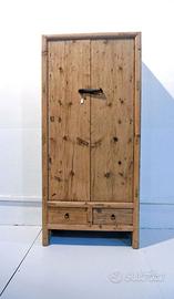Armadio legno naturale vintage
