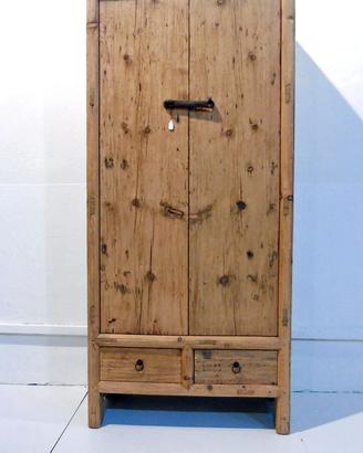 Armadio legno naturale vintage