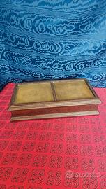 Cofanetto Sctolina Portagioie Antico In Legno E Ot
