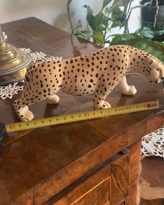 Leopardo in ceramica