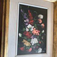 natura morta fiori Biagi olio 20x30