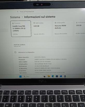 Dell Latitude 5411 Touch Screen