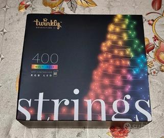 Luci twinkly strings 400 led multicolor rgb