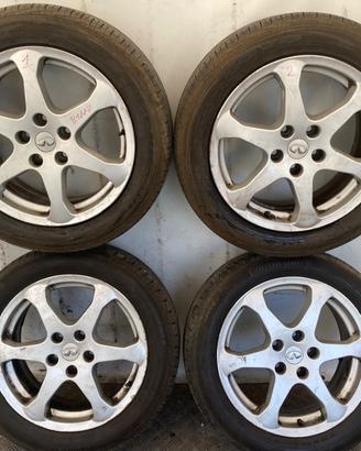 4 CERCHI IN LEGA 17 NISSAN 350Z INFINITI G35 ORIGI