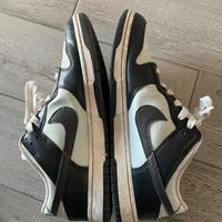 Nike Dunk Low Black Grey Orange in stato ottimale