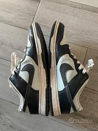 Nike Dunk Low Black Grey Orange in stato ottimale