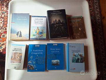 Lotto 8 libri Classici Noir Dickens Verne Ellroy
