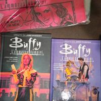 Buffy L'ammazzavampiri fumetto con borsa e spilla