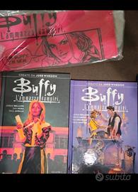 Buffy L'ammazzavampiri fumetto con borsa e spilla
