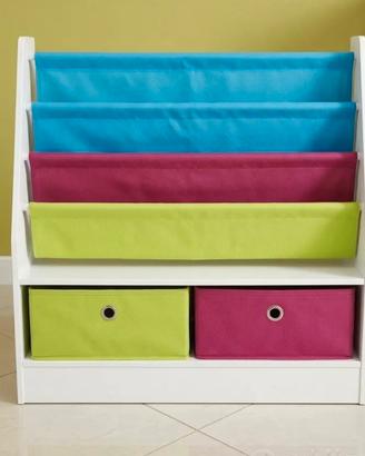 libreria per bambini colorata 