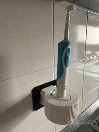 Supporto a muro per alimentatore spazzolino oral-b