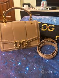 Dolce & Gabbana DG AMORE top handle in pelle