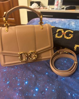 Dolce & Gabbana DG AMORE top handle in pelle