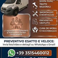 Traslochi, Trasporti e Montaggio Mobili Torino
