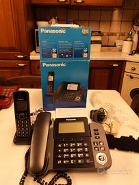 telefono fisso 2 in uno Panasonic nuovo