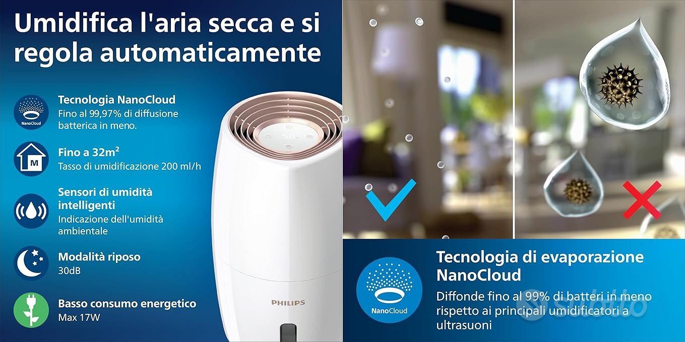 Umidificatore Philips Serie 2000 HU2510/10 | Tecnologia NanoCloud | 2L 190ml/h | Per Stanze Fino A 31m² - Foto 8