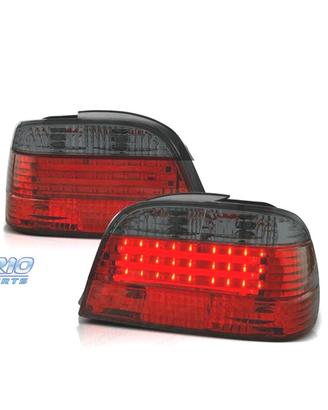 FANALI BMW SERIE 7 E38 94-01 LED ROSSO NERO