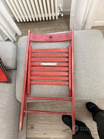 2 sedie ikea pieghevoli