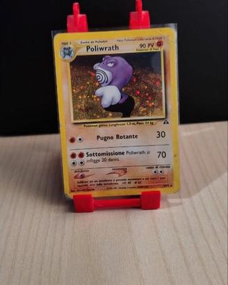 Poliwrath holo Neo Discovery (NDI 9) ITA Poor