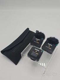 RODE WIRELESS GO II 2 MICROFONO E 1 RICEVITORE 