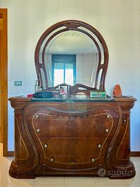 Camera da letto completa legno pregiato mai usata