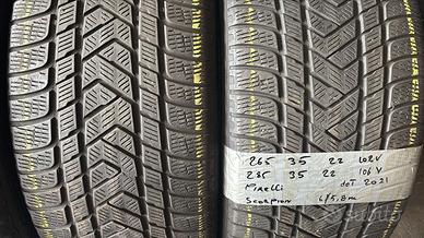 4 gomme usate 265/35 22 285 35 22 Pirelli invernal