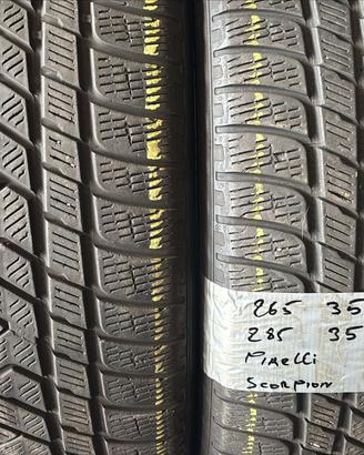 4 gomme usate 265/35 22 285 35 22 Pirelli invernal