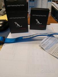 COLLARE LED LUMINOSO PER CANE