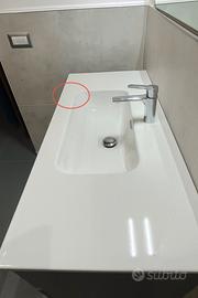 Lavabo bagno da incasso 100 cm (con difetto)
