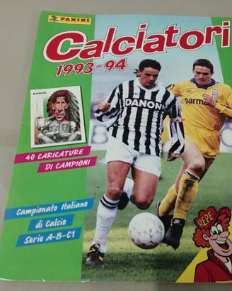Album figurine calciatori panini 1993/94 - 9 figu