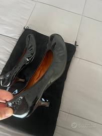 Ballerine Lanvin  pelle lucida nera deluxe