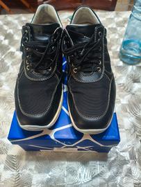 Sneakers Tata Italia Tg. 43 Pelle Nera Come Nuove