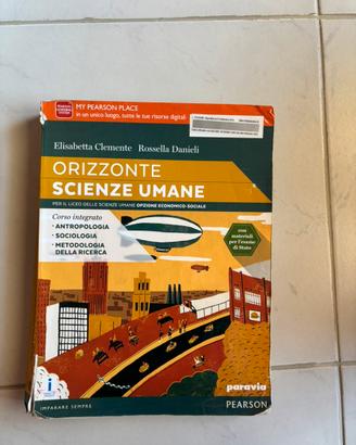  Libro Orizzonte scienze umane