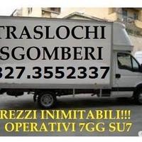 Traslochi e Sgomberi a prezzi inimitabili 7gg su7