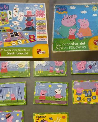 Pacchetto giochi e libri Peppa Pig