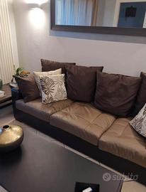 Divano 4 posti + pouf/penisola