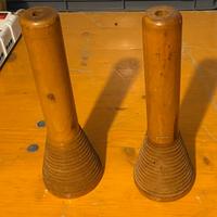 Fusi di legno , rocchetti Vintage