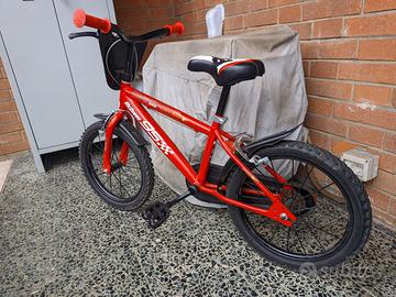 Bicicletta Cars Disney 16" con rotelle 4-7 anni