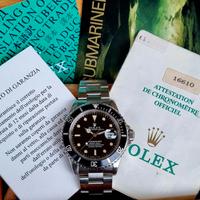 ROLEX SUBMARINER 16610 1991 IND CREMA COMPLETO 