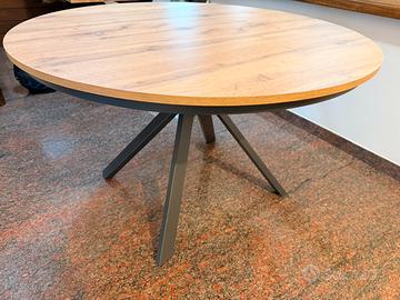 NUOVO tavolo rotondo diametro 120 cm allungabile