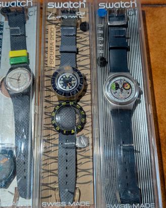 N.5 Swatch orologi da collezione Crono, scuba