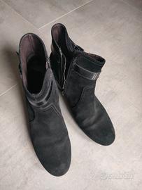 stivaletti scamosciato donna 