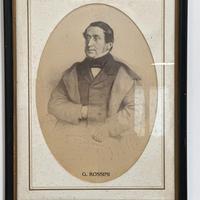 Ritratto d’Epoca: Gioachino Rossini stampa poster